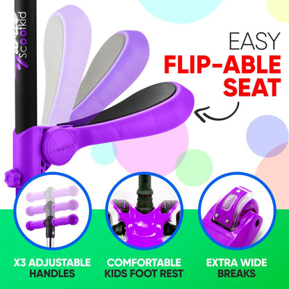 Mini Scooter pour enfants - HURFS42P 