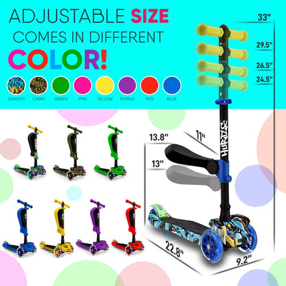 Mini Kids Toy Scooter - HURLEZ