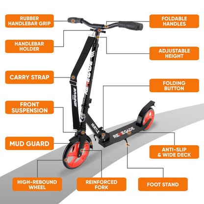 Foldable Kick Scooter - HURTSBLK.5