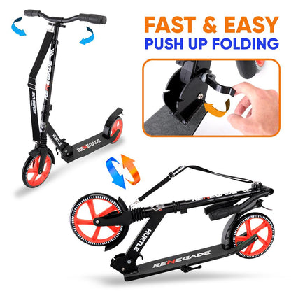 Foldable Kick Scooter - HURTSBLK