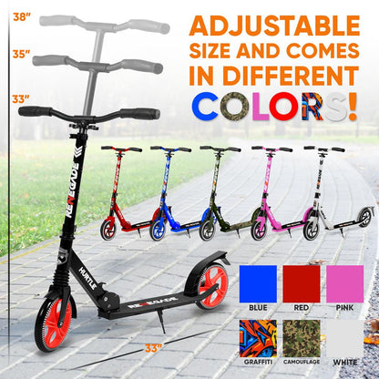 Foldable Kick Scooter - HURTSBLK
