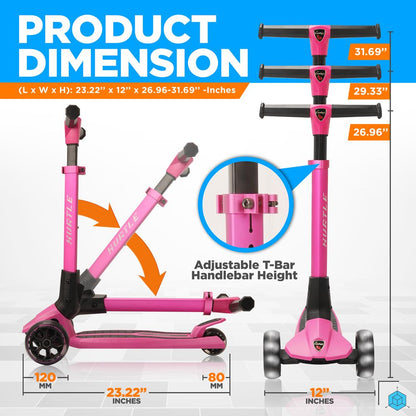 3-Wheel Foldable Kid Scooter - HURXLPK