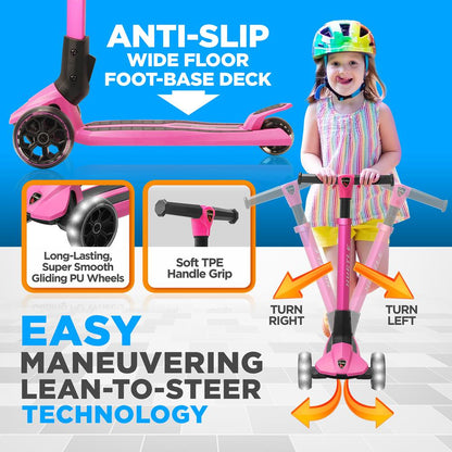 3-Wheel Foldable Kid Scooter - HURXLPK