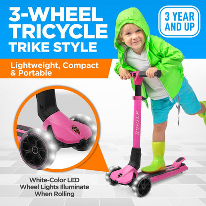 3-Wheel Foldable Kid Scooter - HURXLPK
