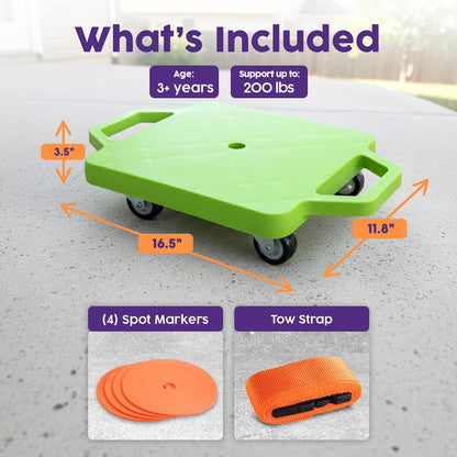 Kids Scooter Board - HUSCB01GR