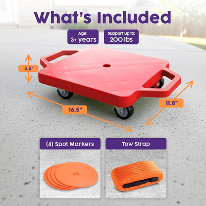 Kids Scooter Board - HUSCB01RD