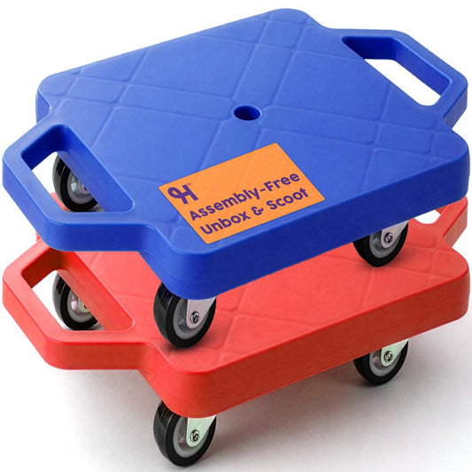 Kids Scooter Board Set - HUSCB2PBLRD