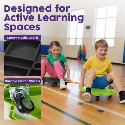 Kids Scooter Board Set - HUSCB2PGRBK