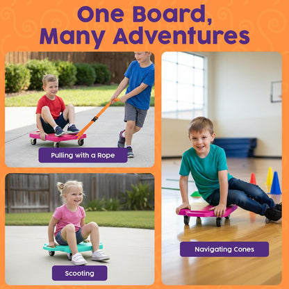 Kids Scooter Board Set - HUSCB2PPKTL