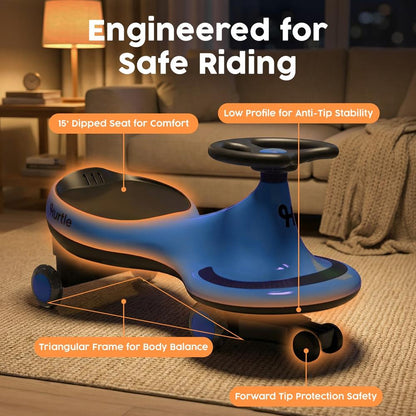 Ride-On Swing Car - HUSWC27BL
