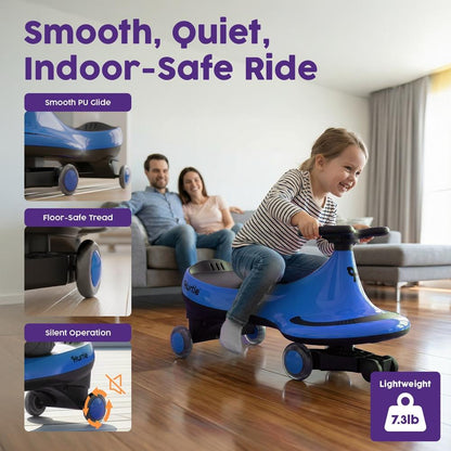 Ride-On Swing Car - HUSWC27BL