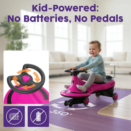 Ride-On Swing Car - HUSWC27PK