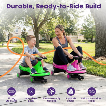 Ride-On Swing Car - HUSWC27PK