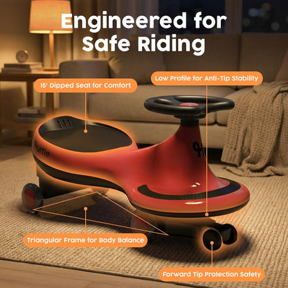 Ride-On Swing Car - HUSWC27RD