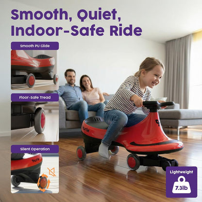 Ride-On Swing Car - HUSWC27RD