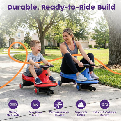 Ride-On Swing Car - HUSWC27RD